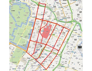 アドトラックLED車 丸の内ルート