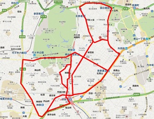 アドトラックLED車 渋谷ルート